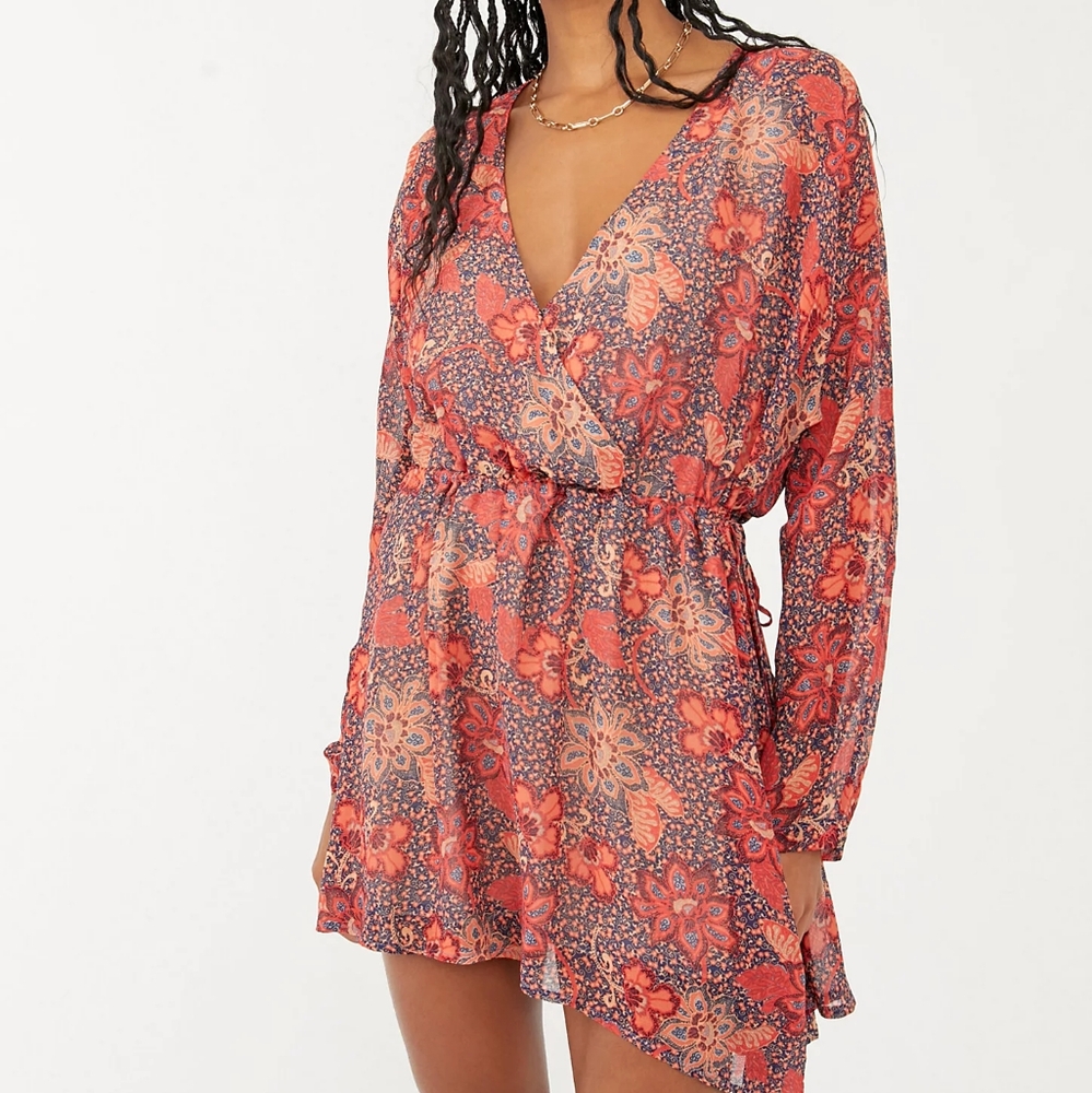 Free People Teegan Mini Dress - Size Medium